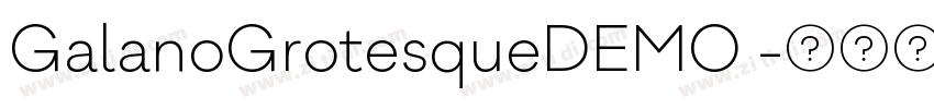GalanoGrotesqueDEMO 字体转换